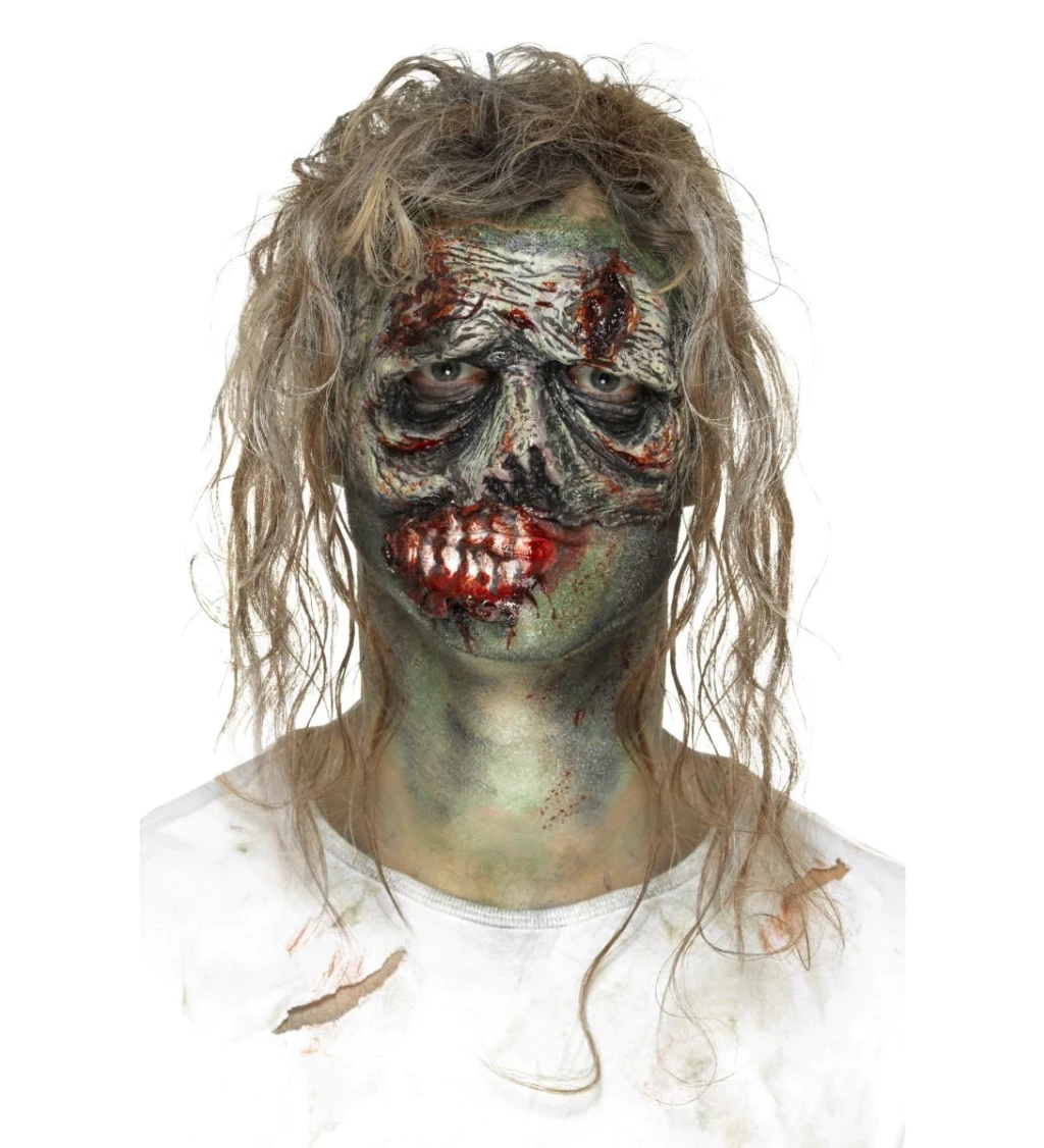 Latexová zombíková maska