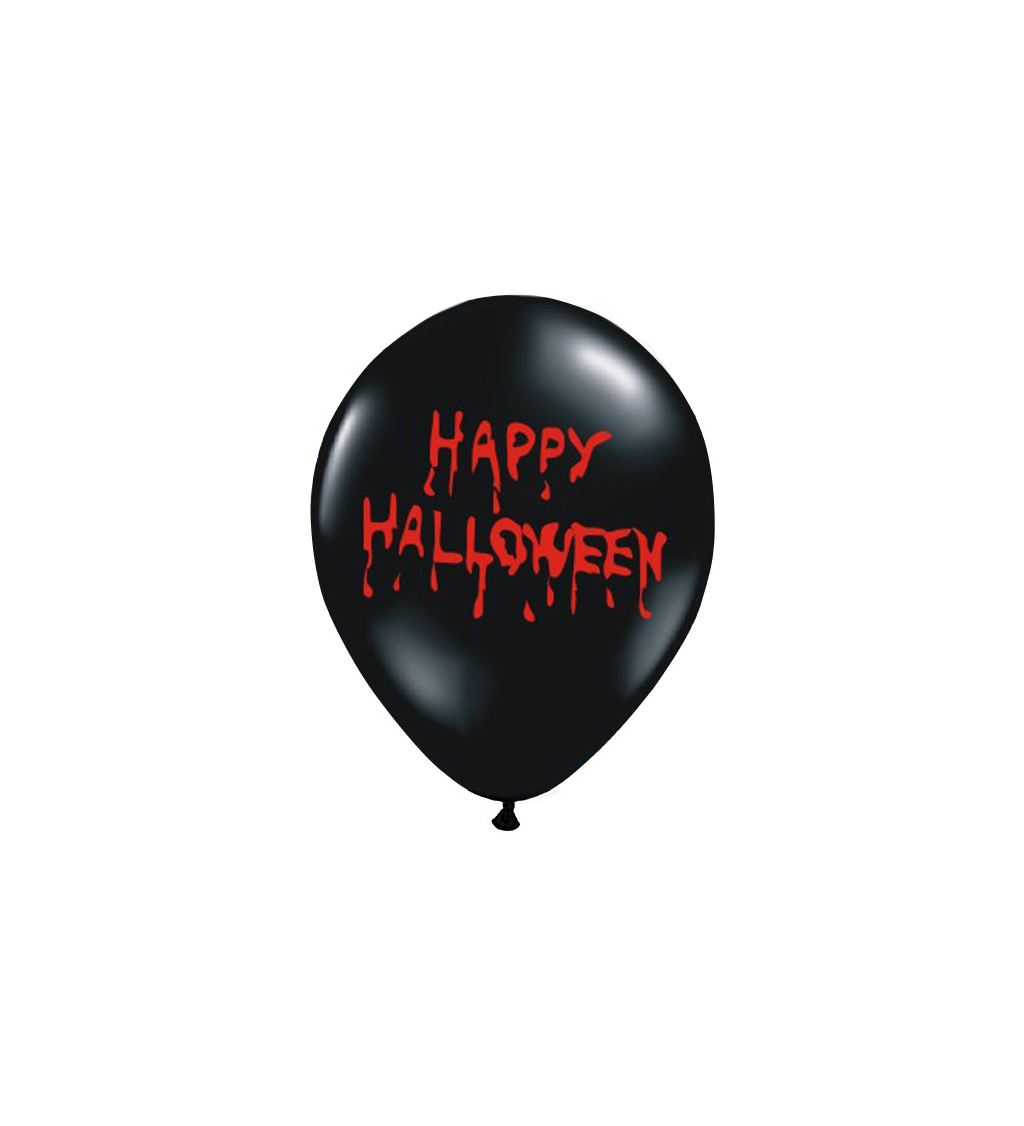 Latexové balóniky strong pastelové Happy Halloween 50 ks