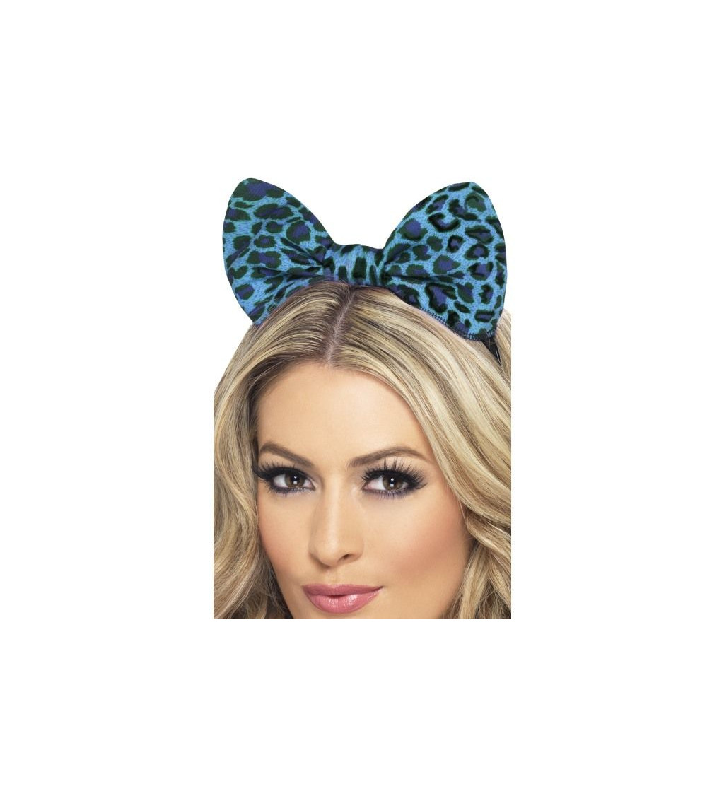 Ružová čelenka leopard