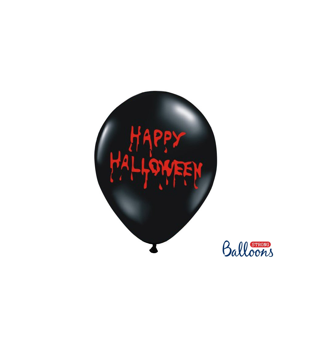 Latexové balóniky strong pastelové Happy Halloween 30 cm 6 ks