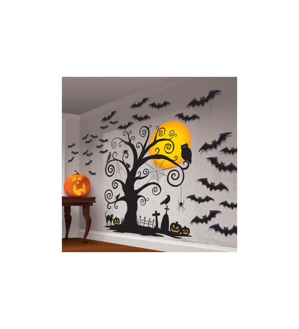 Sada halloweenských vzorov