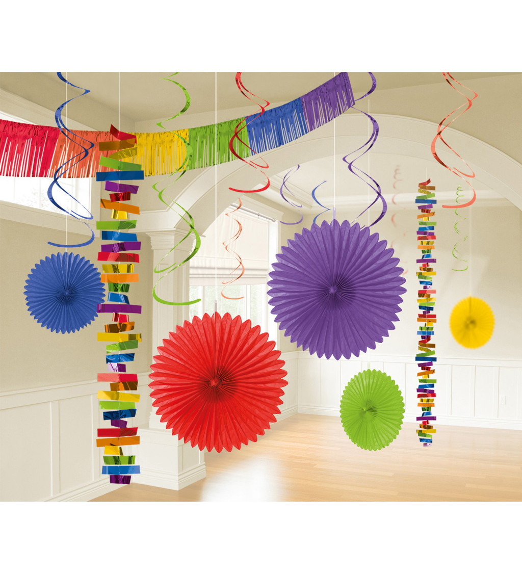 Farebný set dekorácií