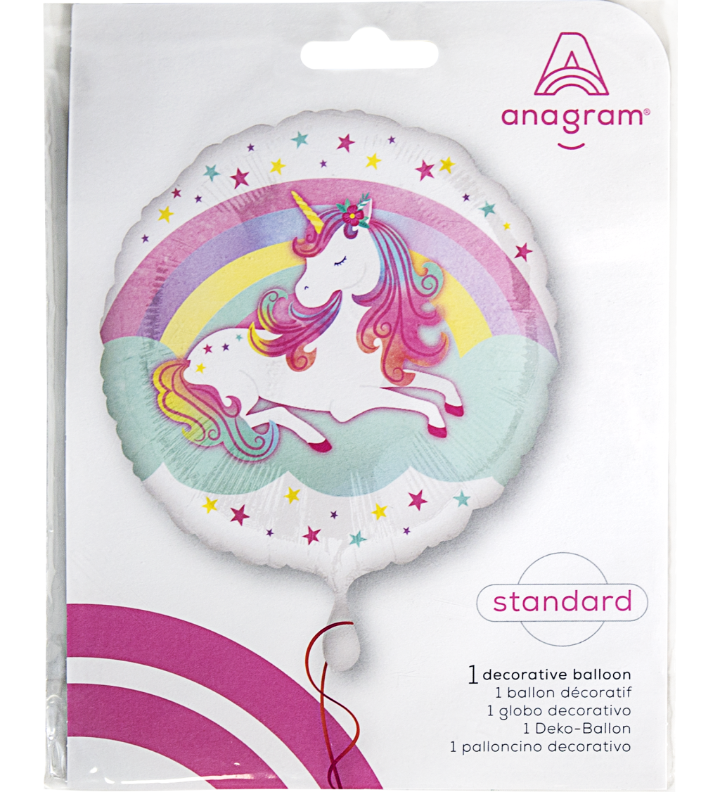 Balónek guľatý Unicorn
