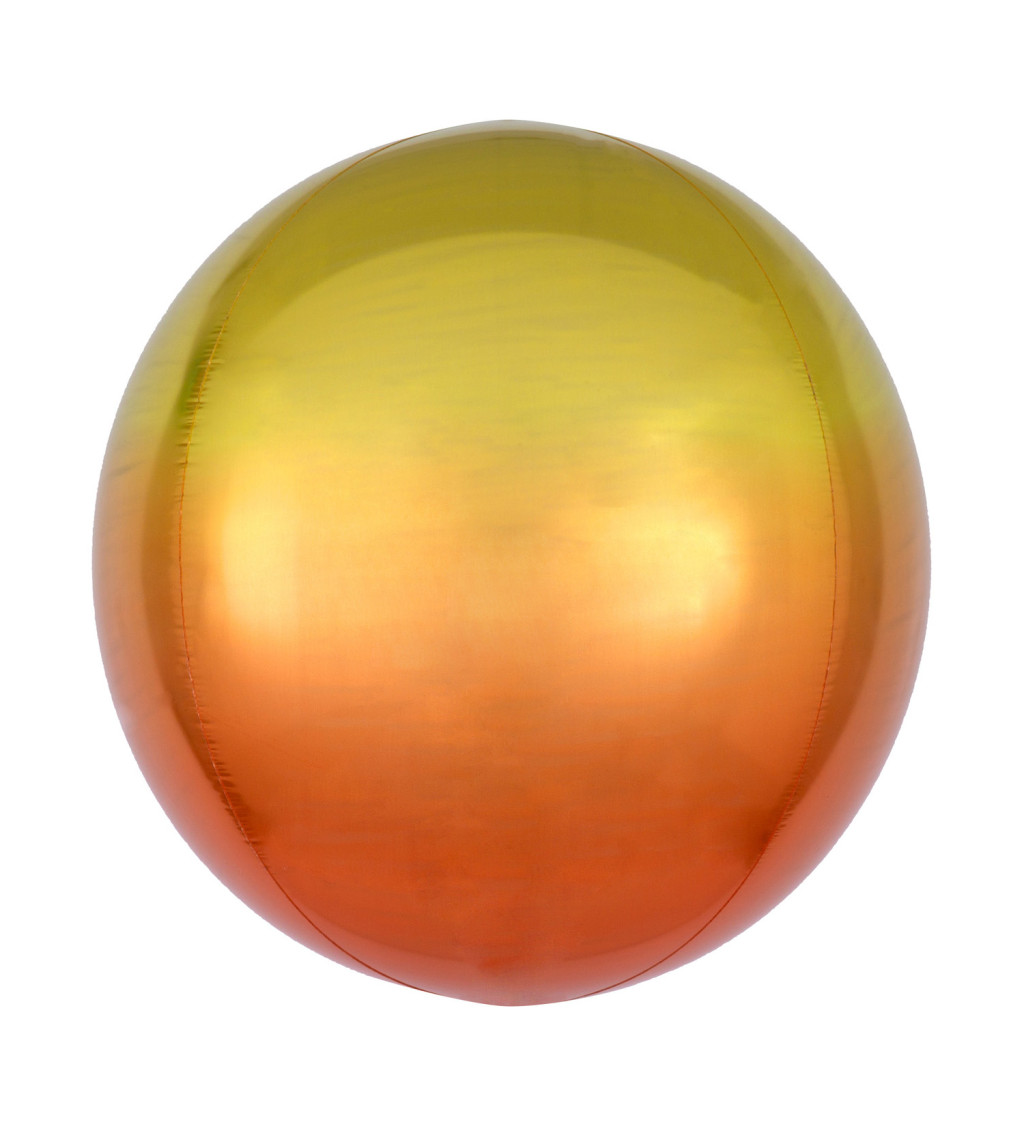 Balónek ombré žltý