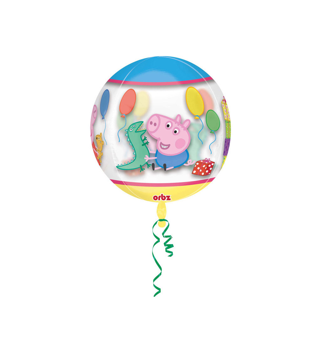 Priehľadný balón Peppa