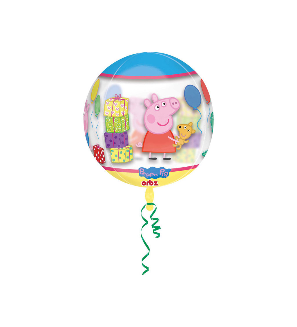 Priehľadný balón Peppa