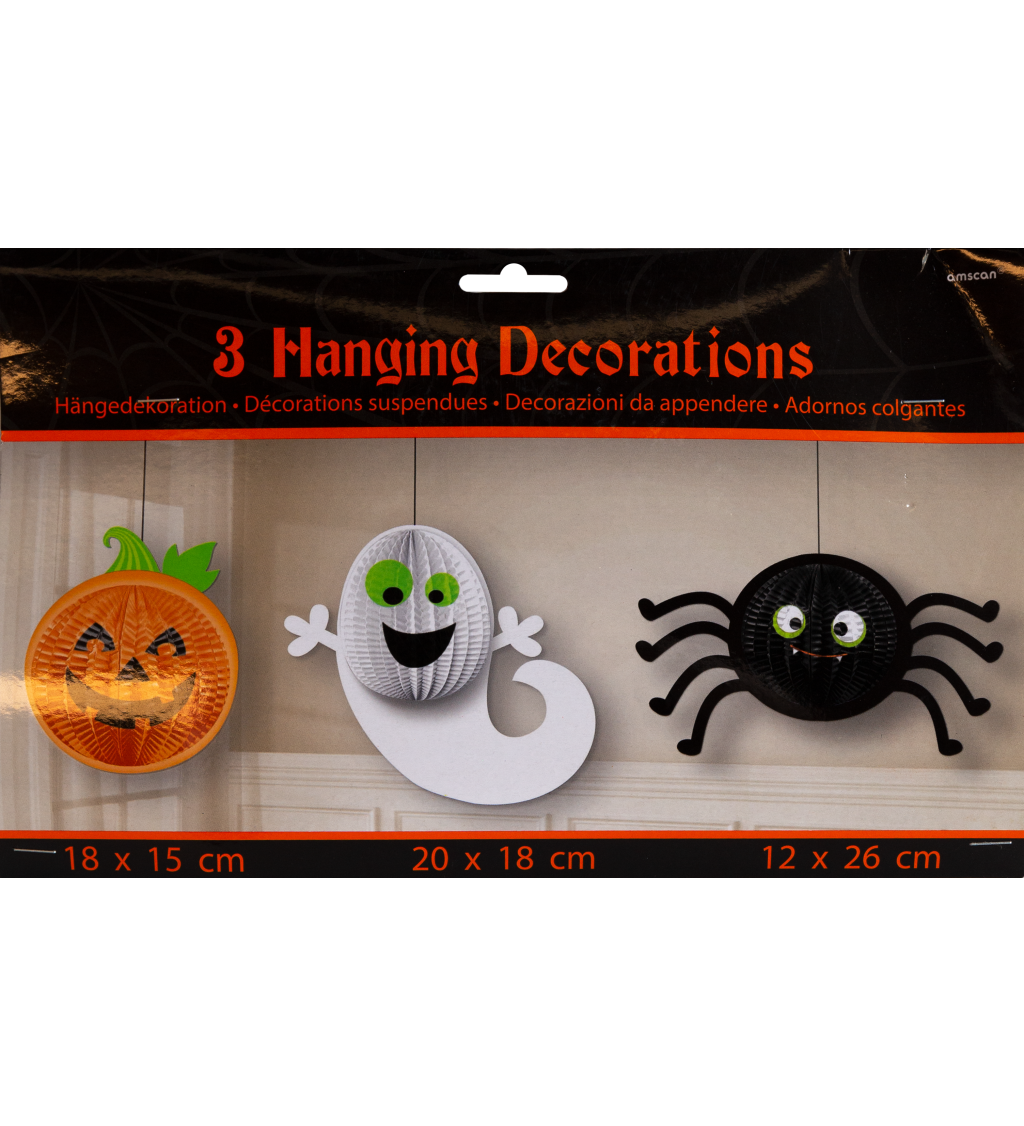 Závesné dekorácie Halloween