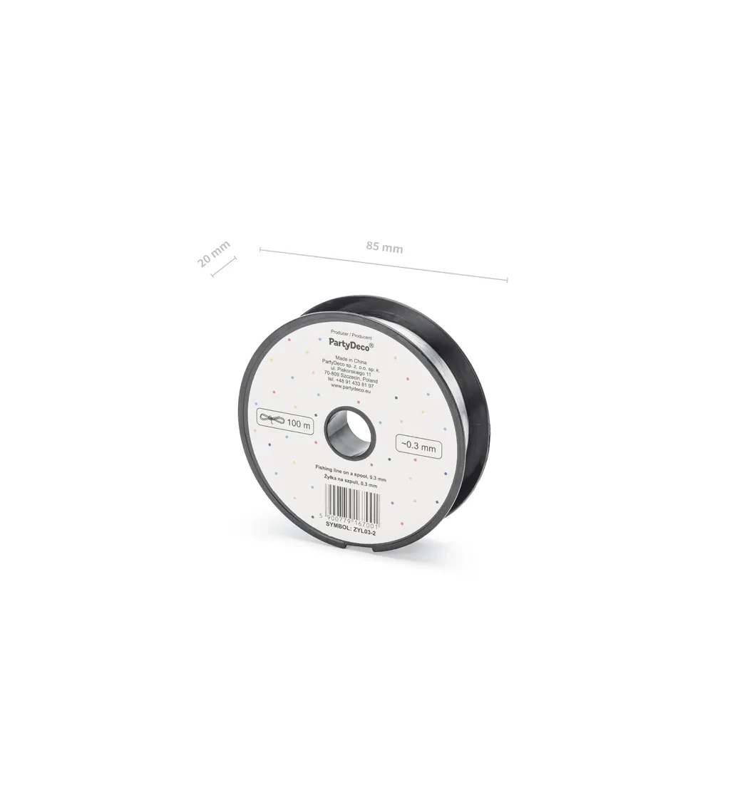 Cievka na girlandy - priehľadná