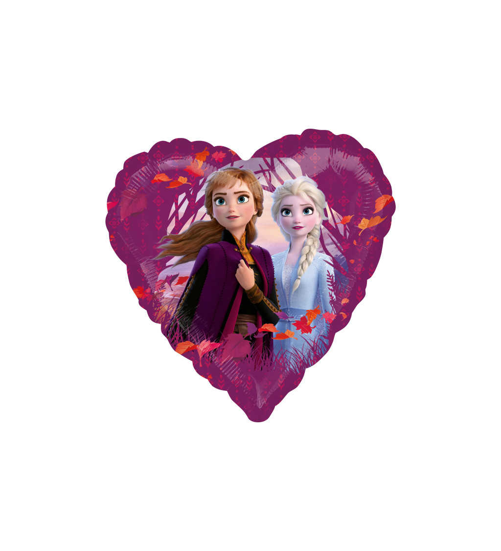 Mrazené srdce balón