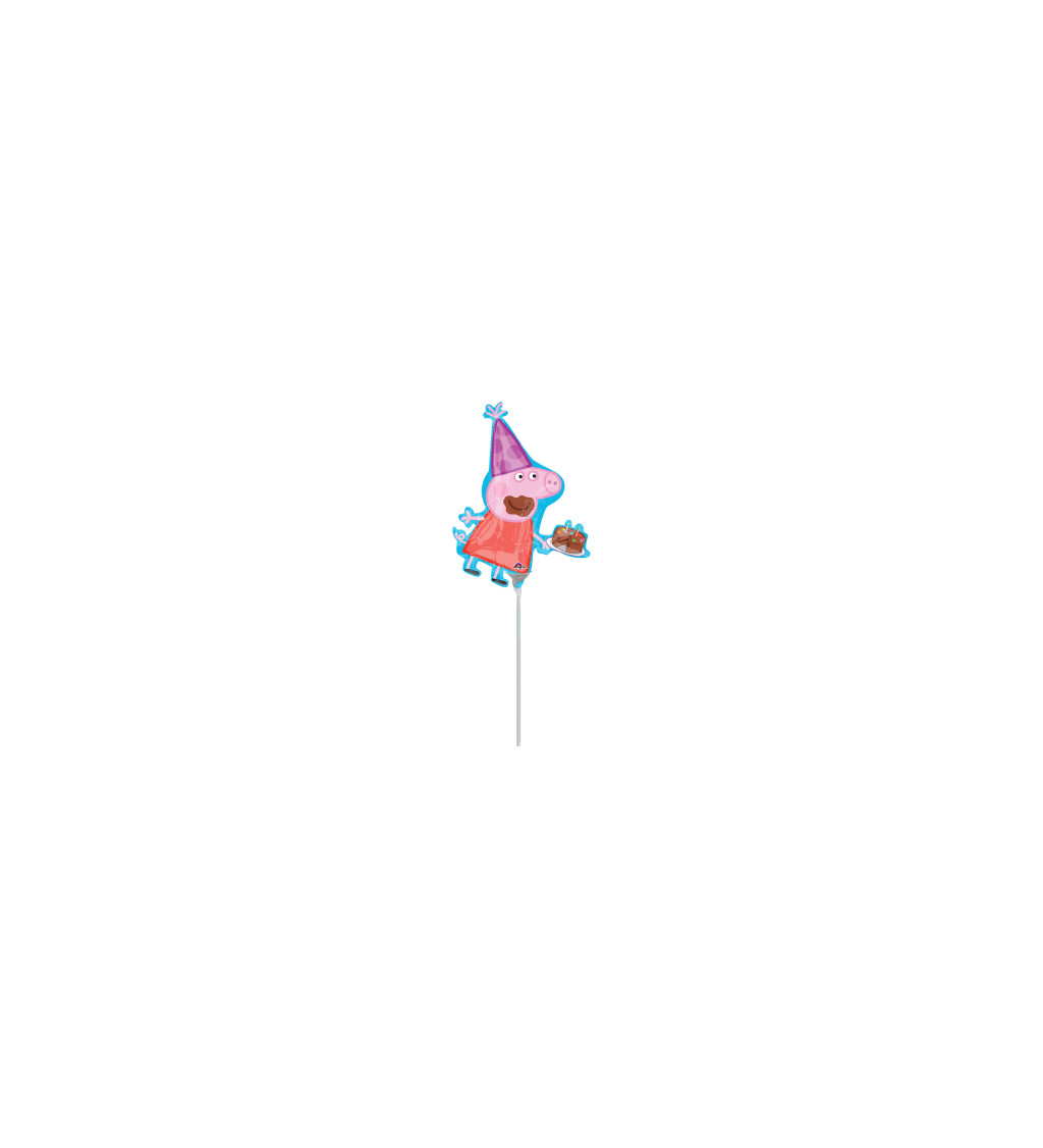 Balón na paličke Prasiatko Peppa