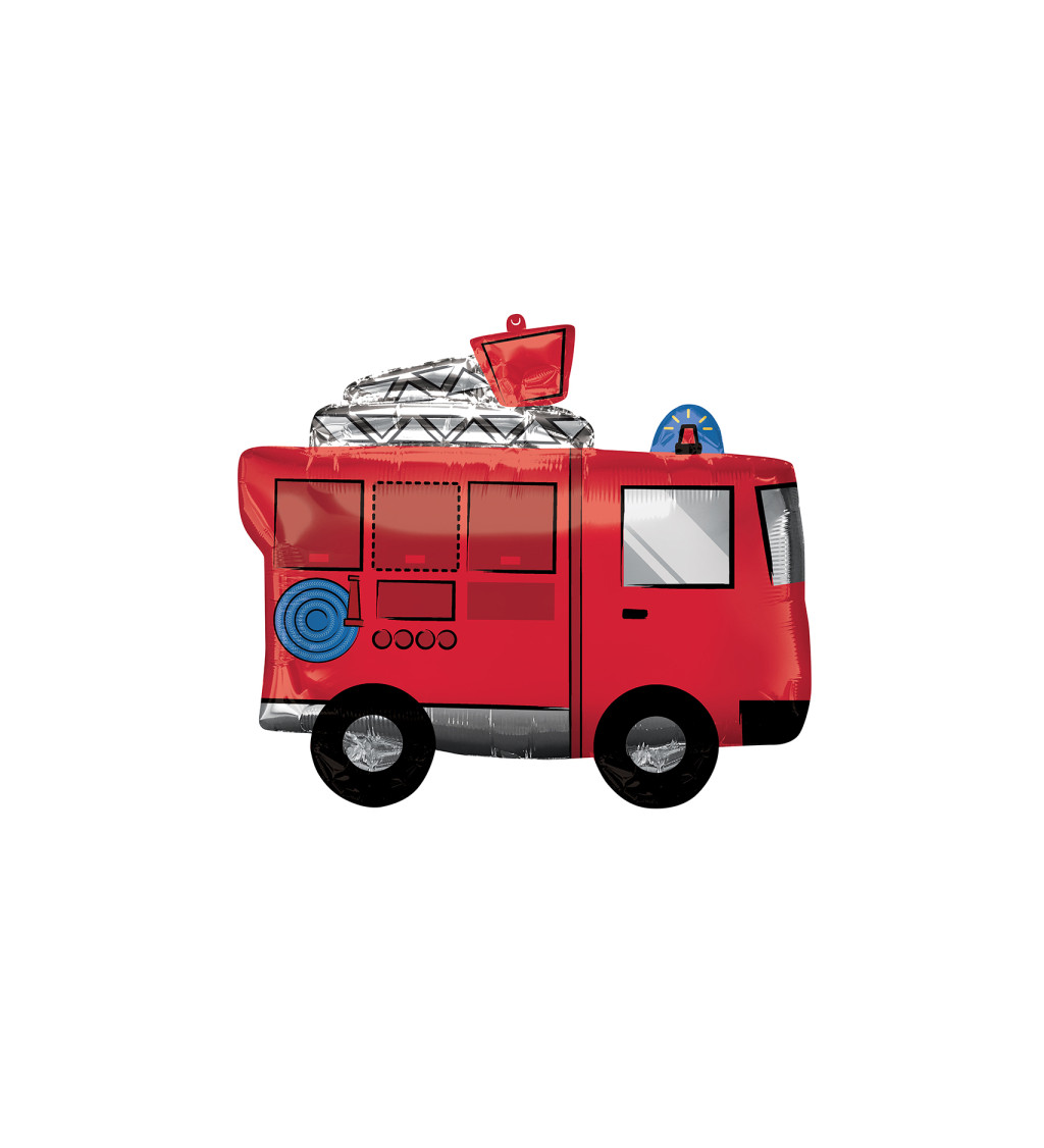 Fóliový balón hasičské auto