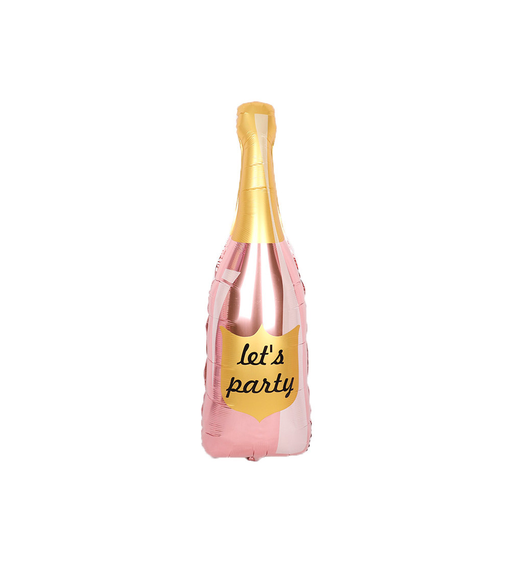 Fóliový balónek - Fľaša Let's Party