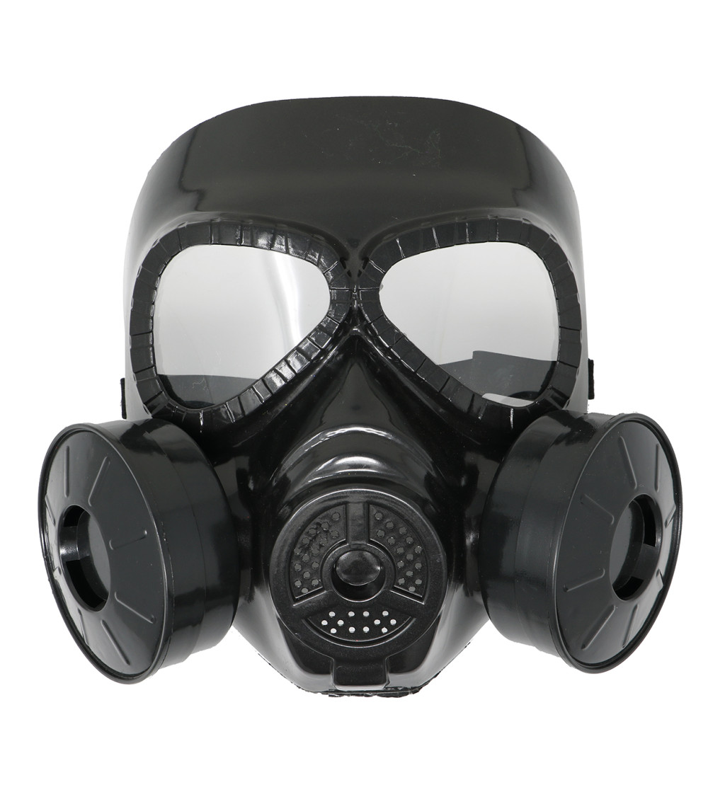 Plynová maska - čierna