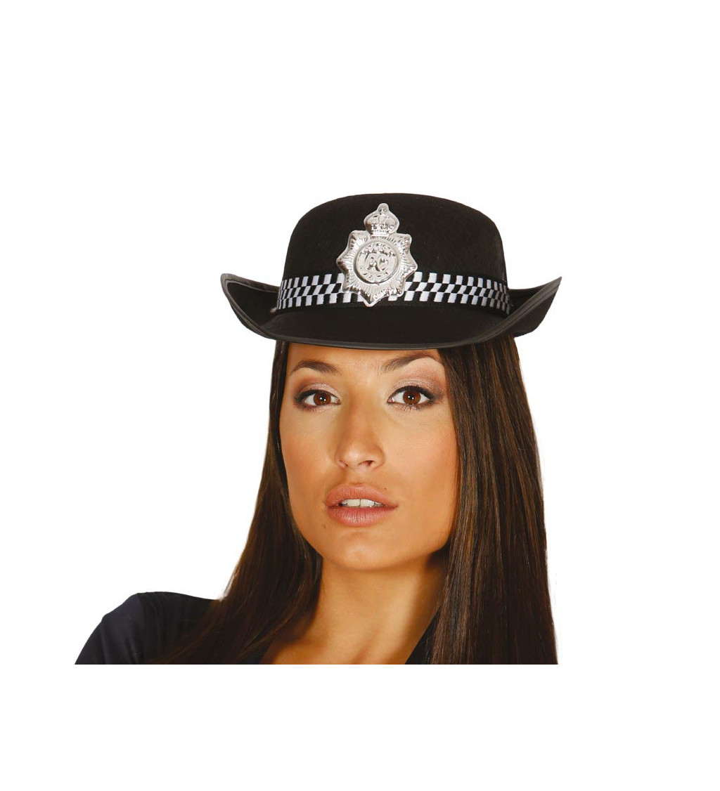 Plstený klobúk policajta