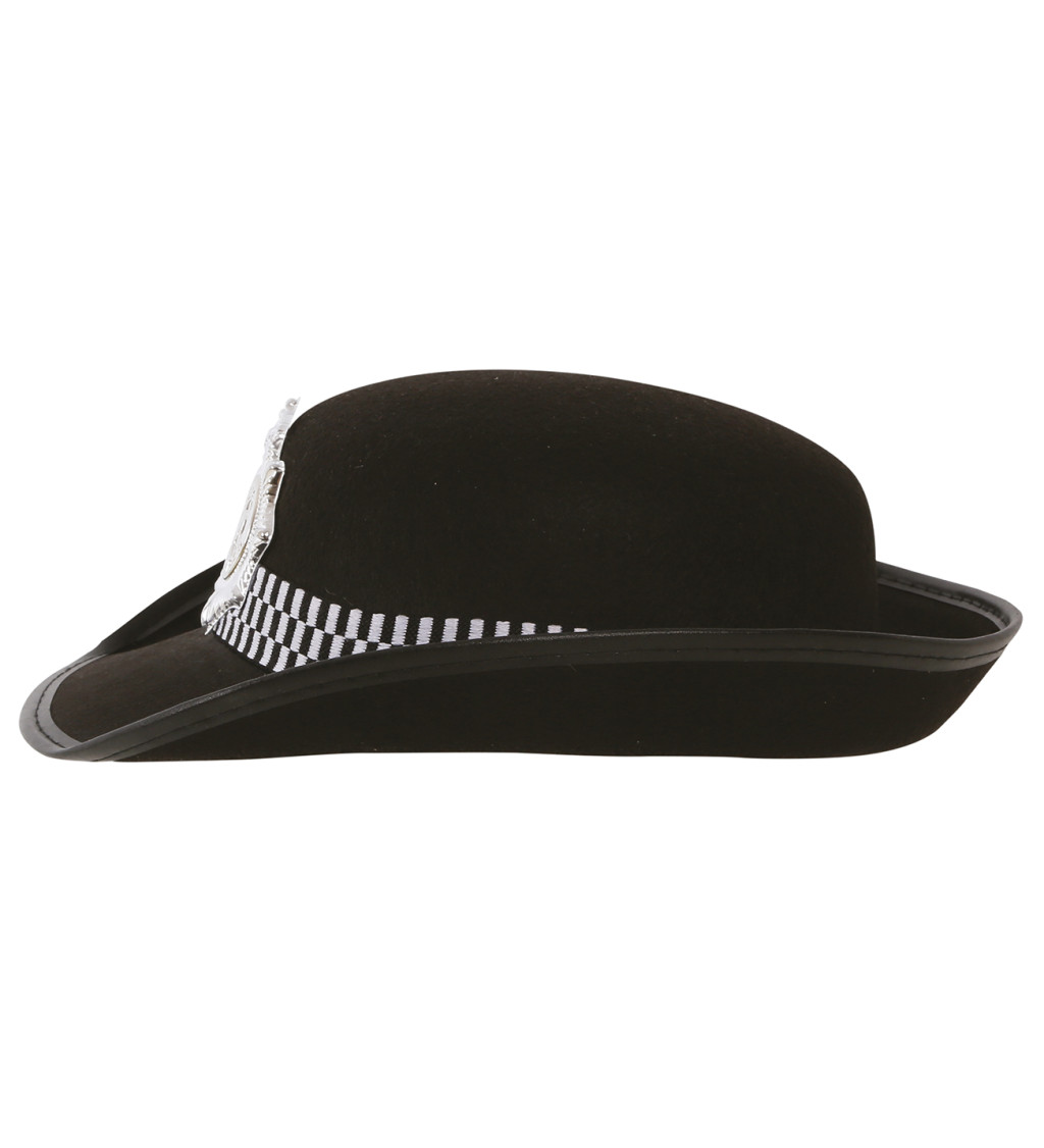 Plstený klobúk policajta