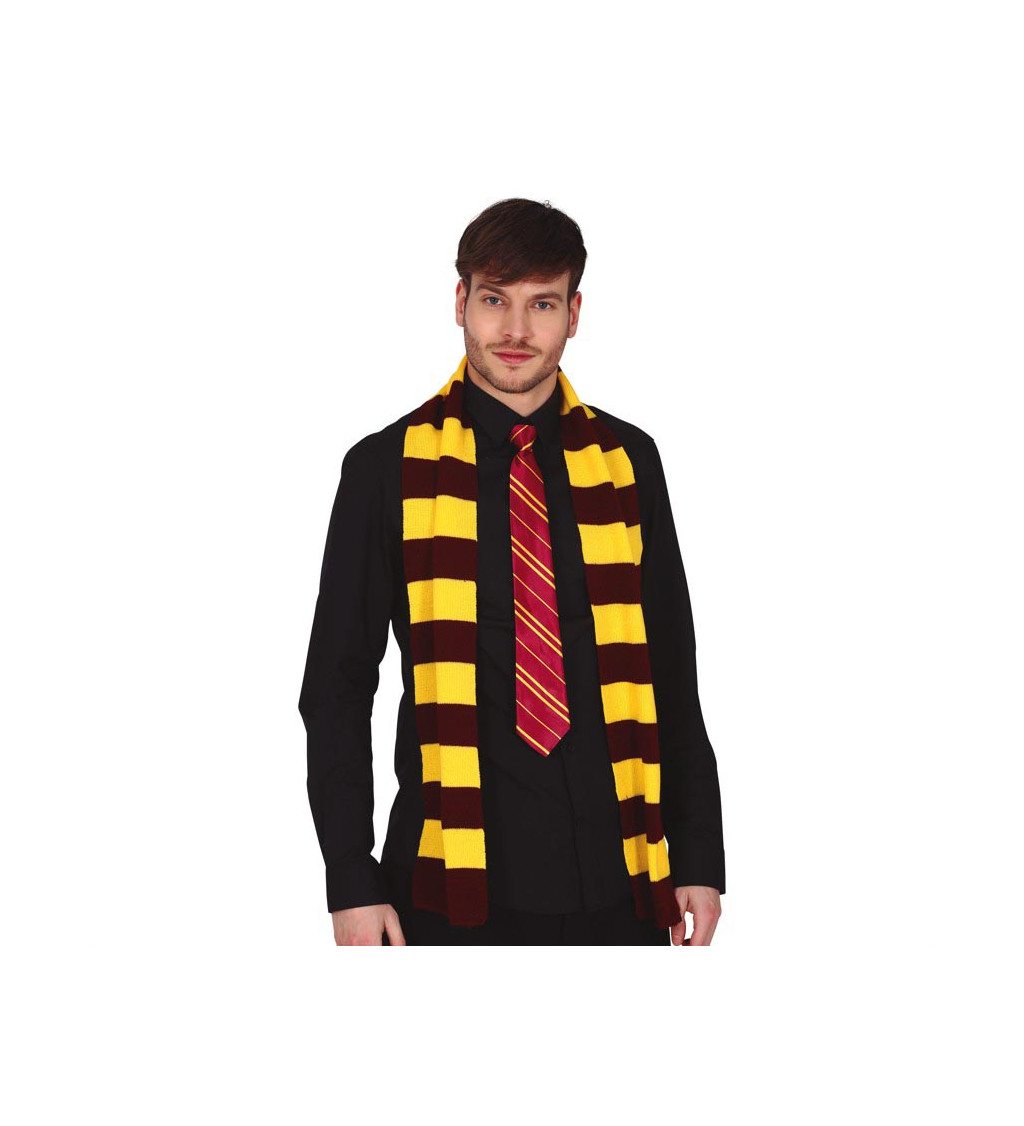 Šál - študent mágie, pruhovaný