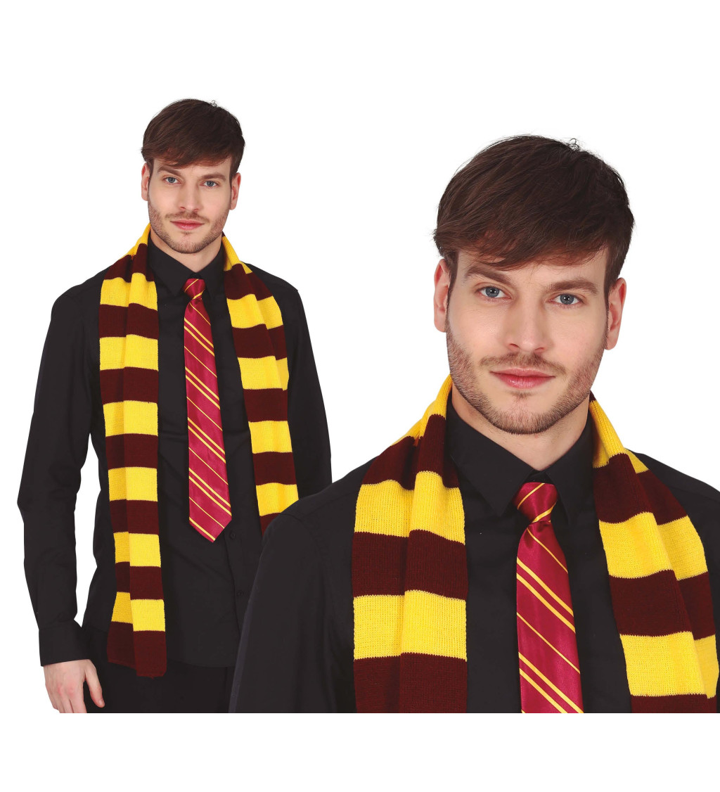 Šál - študent mágie, pruhovaný