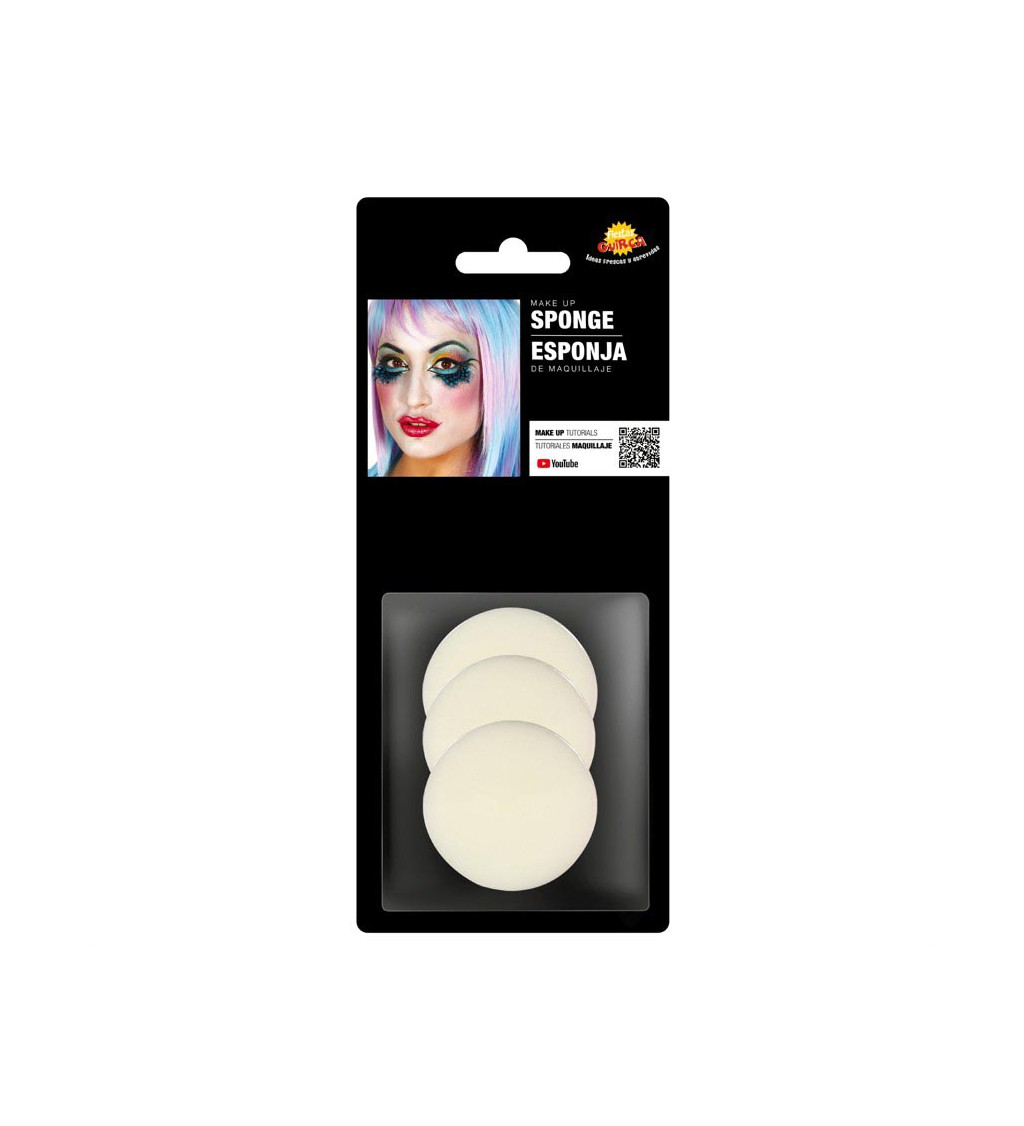 Balenie 3 hubiek na make-up