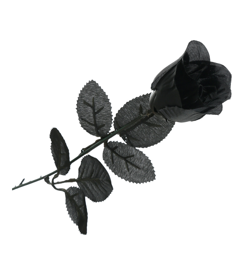 Čierna ruža - dekorácia