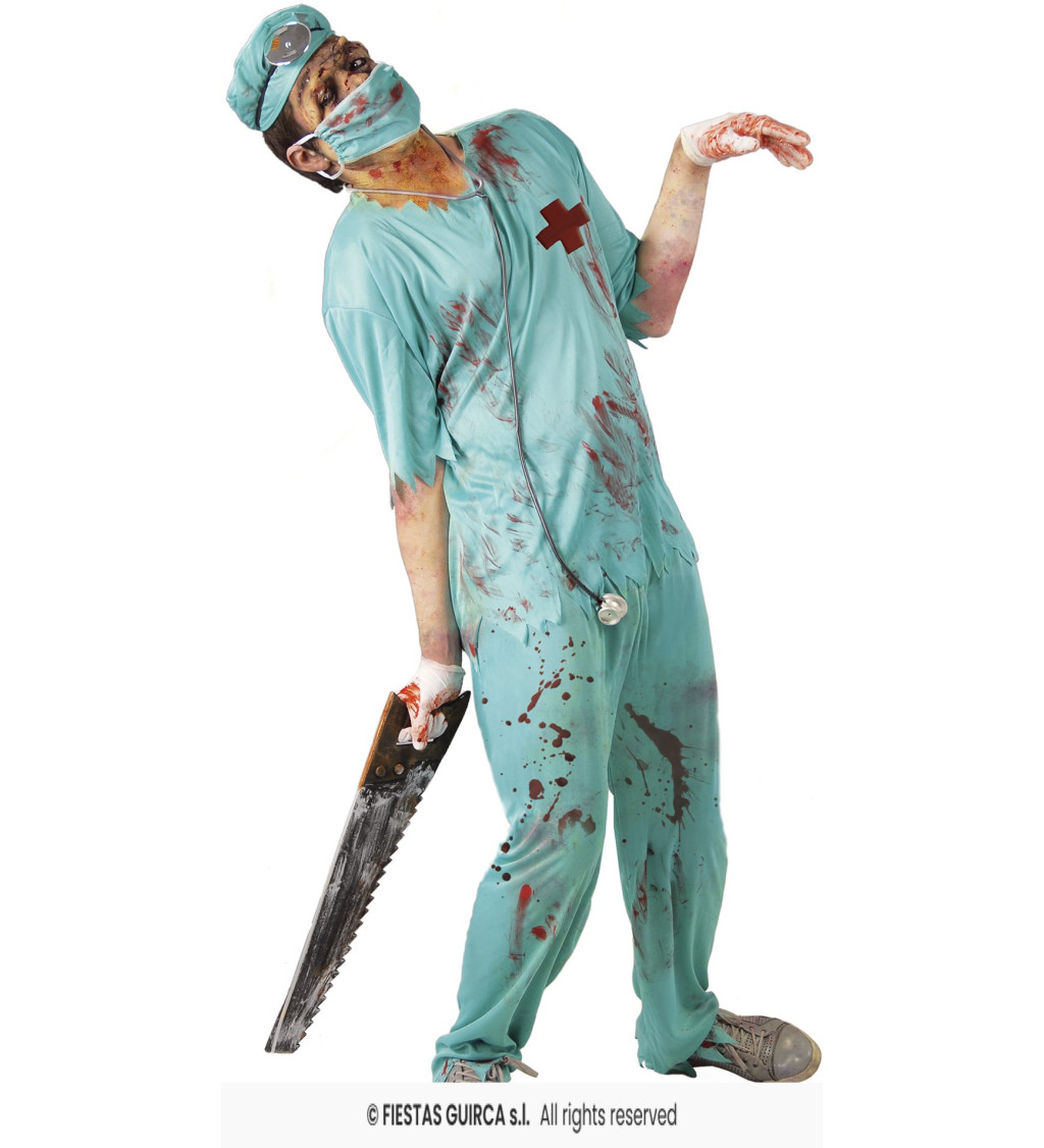 Pánsky kostým - zombie chirurg