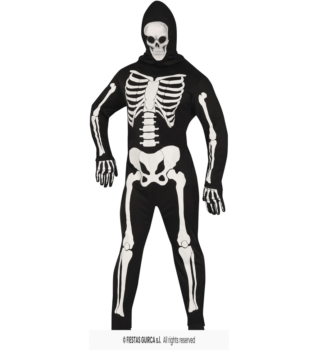 Pánsky kostým - Skeleton