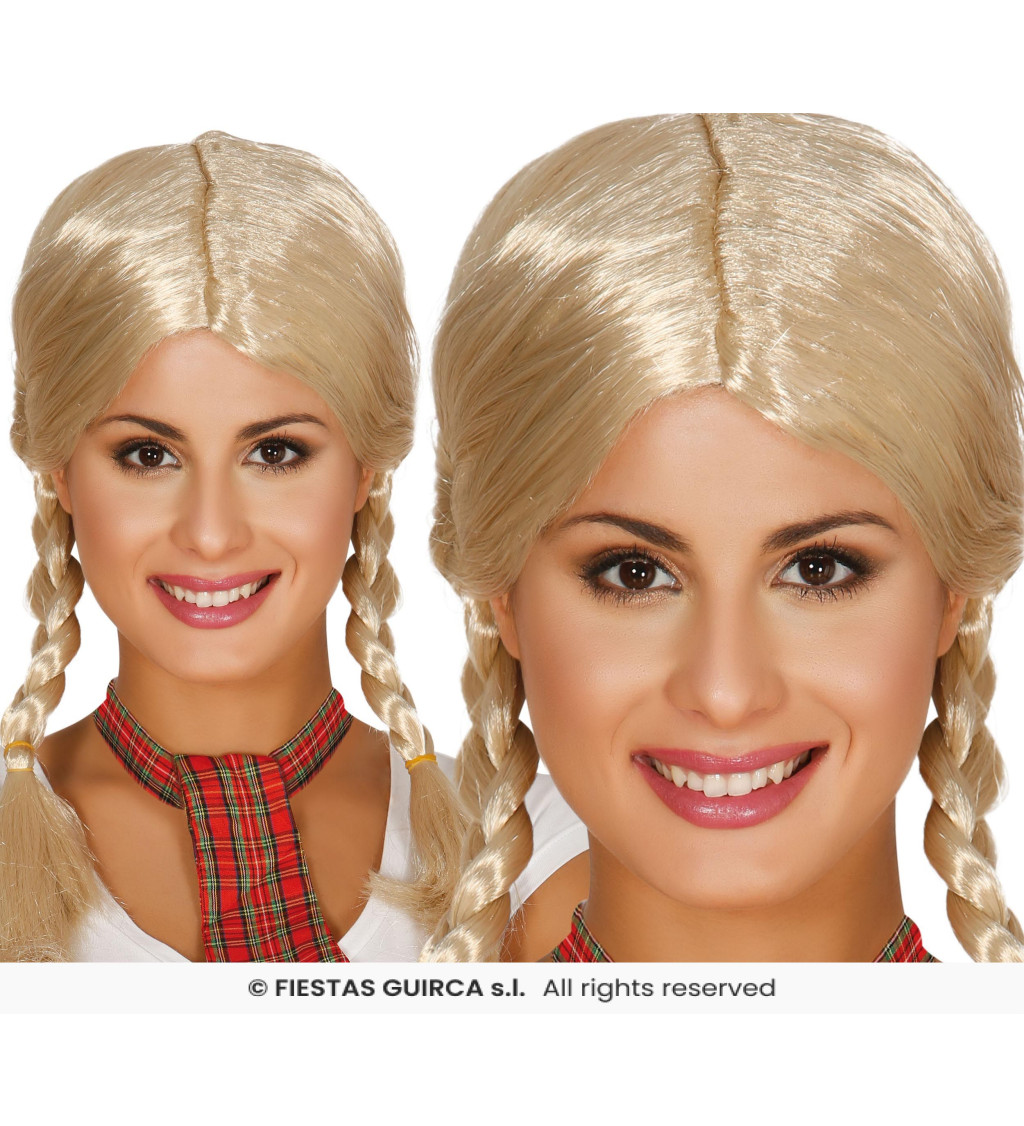 Dámska parochňa - s copy, blond