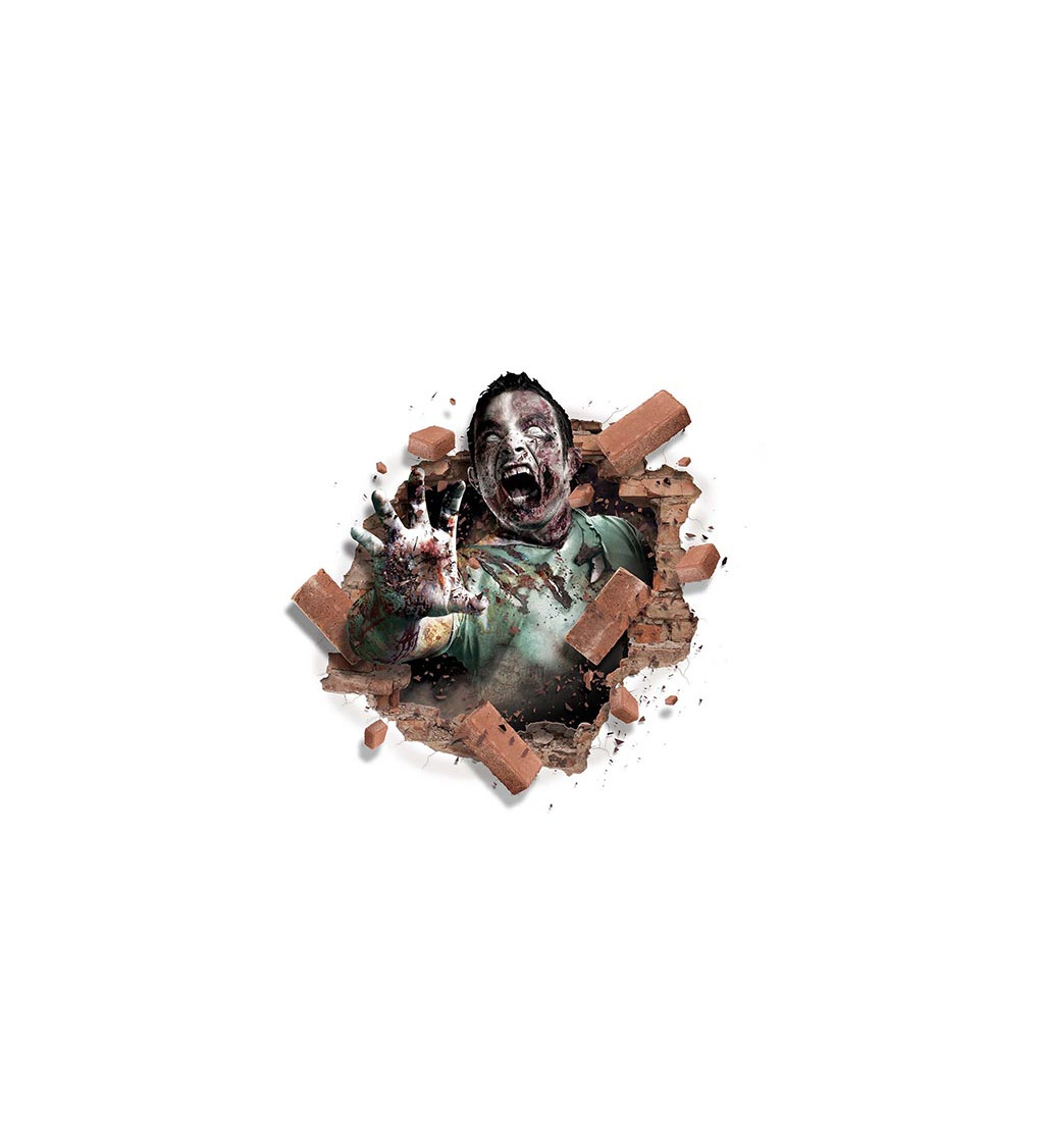 Nalepovateľná dekorácia - zombie