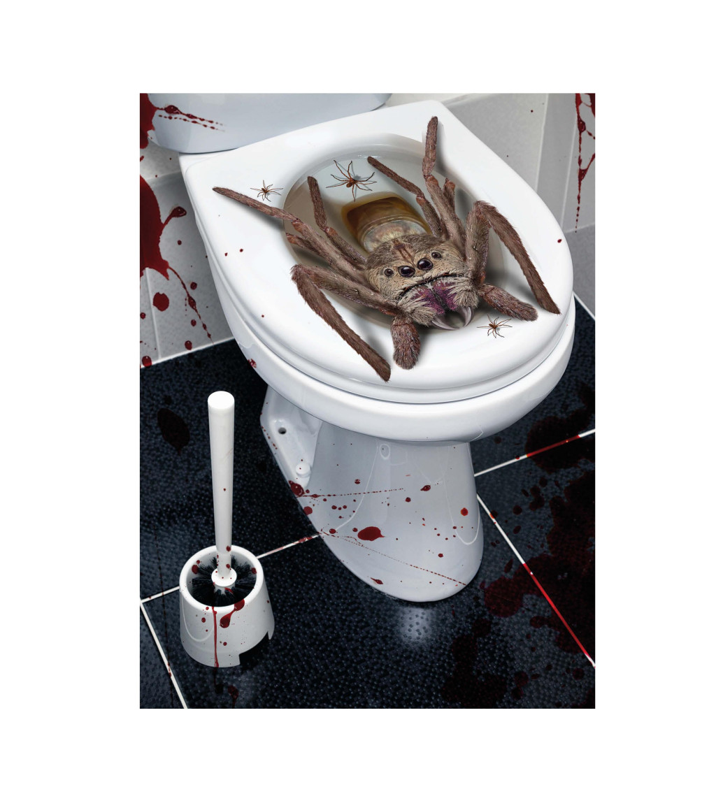 Dekorácia WC - Pavúk