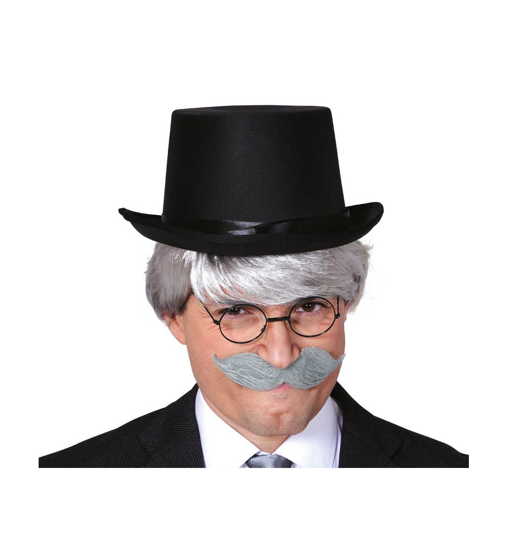 Čierny cylindrový klobúk