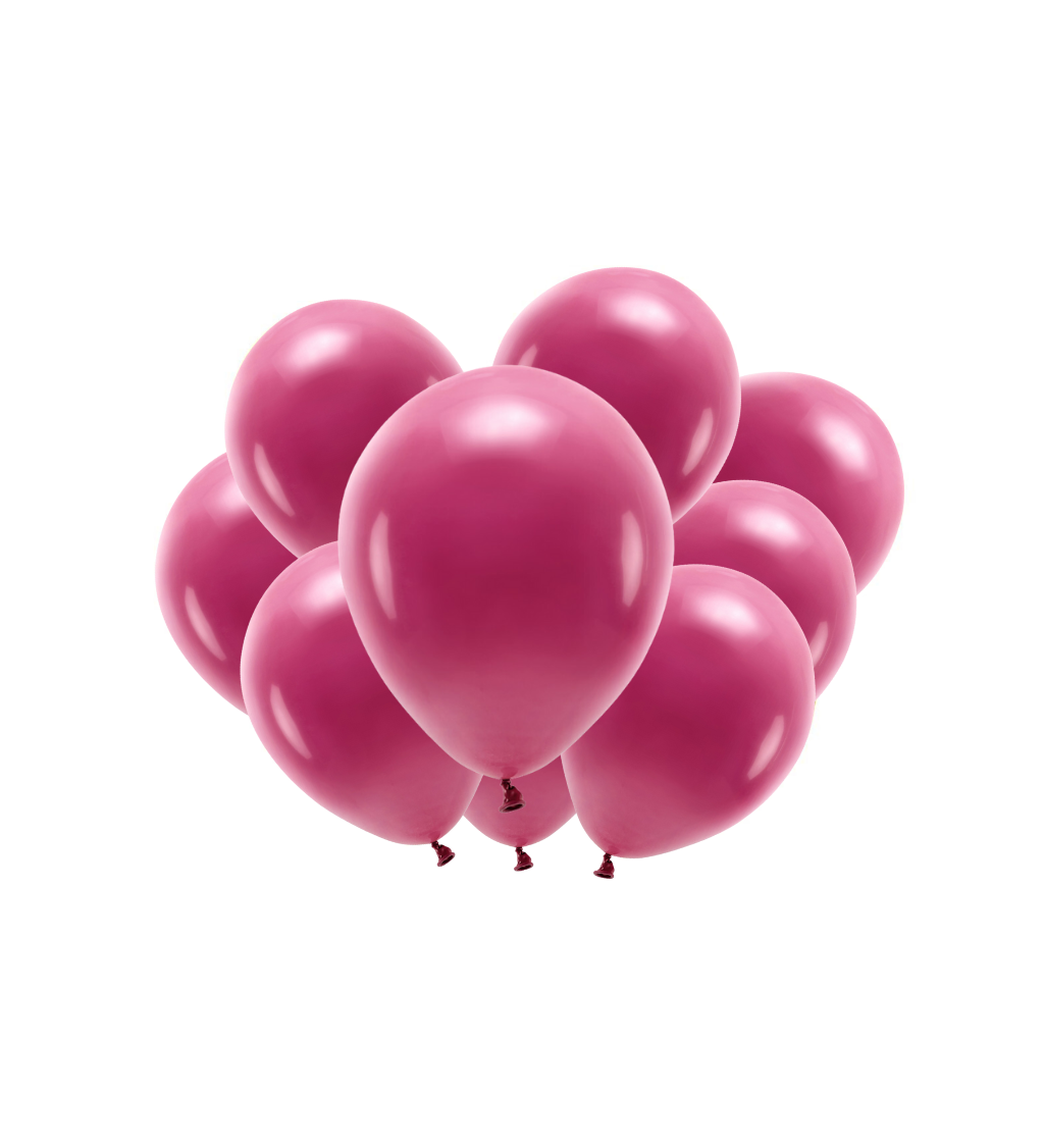 Latexové balóniky eco pastelové bordové 10 ks