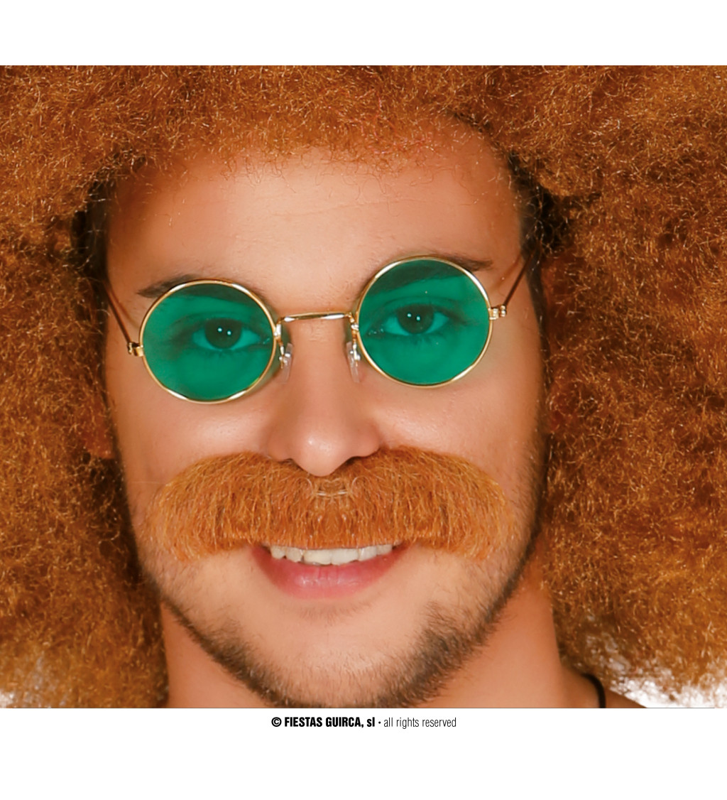 Hippie okuliare - zelené