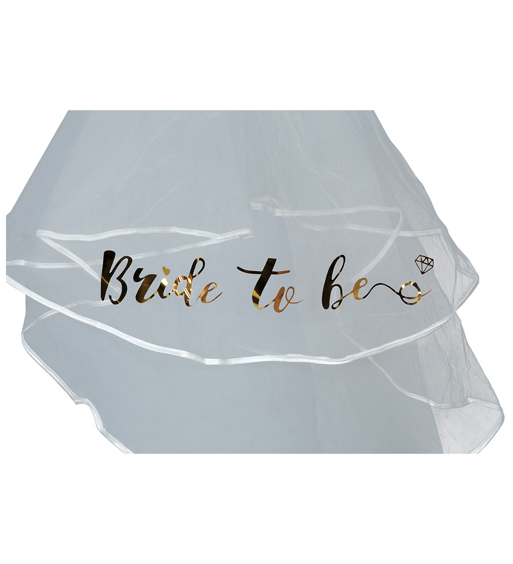 „Bride to be“ závoj