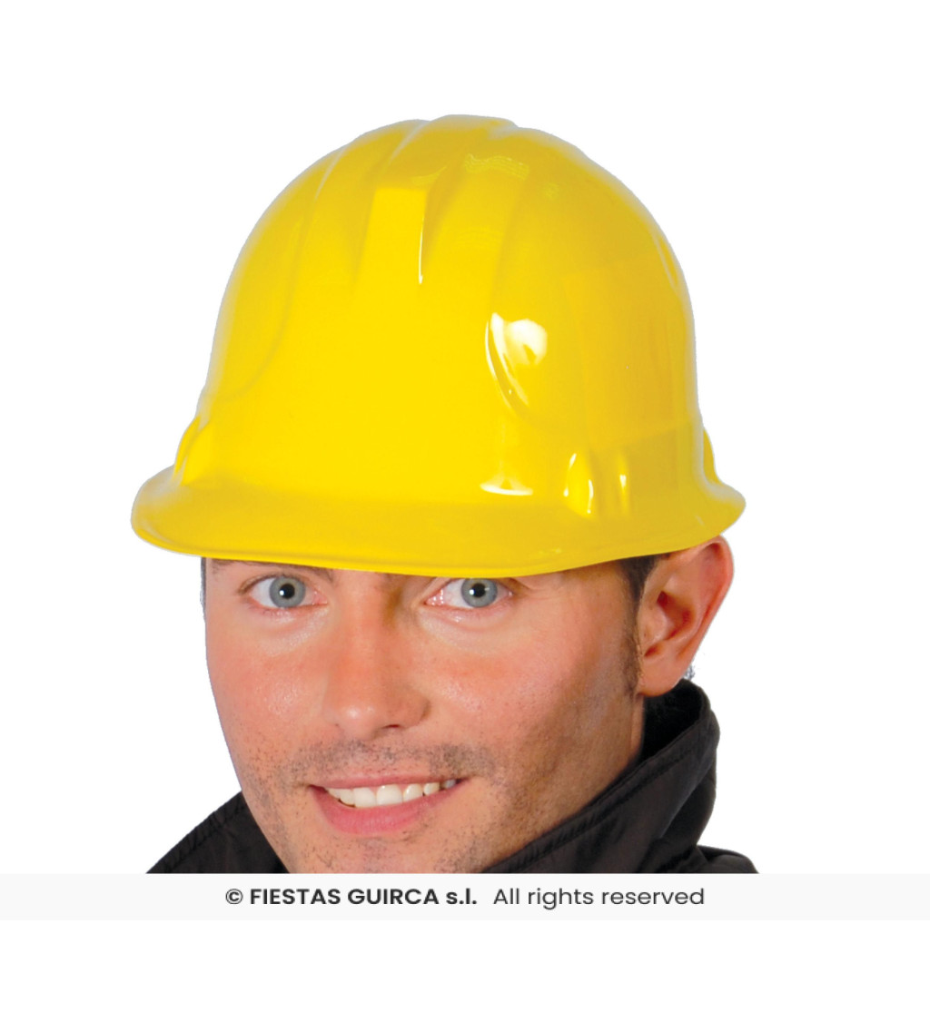 Žltá pracovná prilba