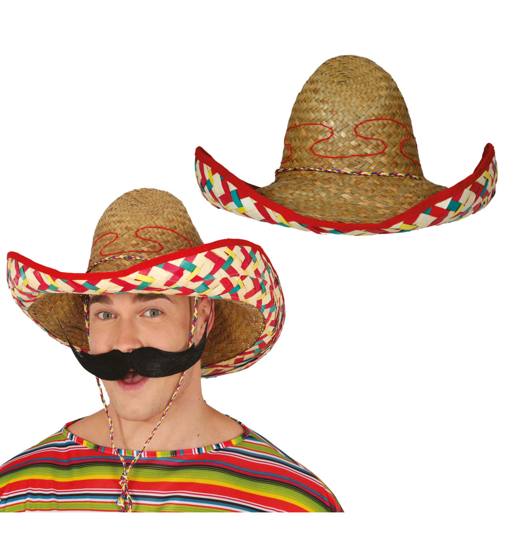Mexický klobúk - slama