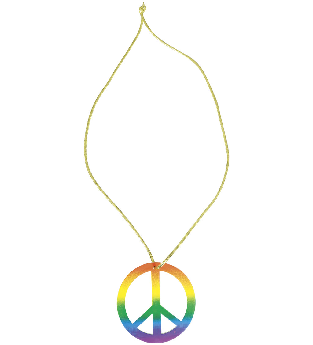Farebný hippie náhrdelník