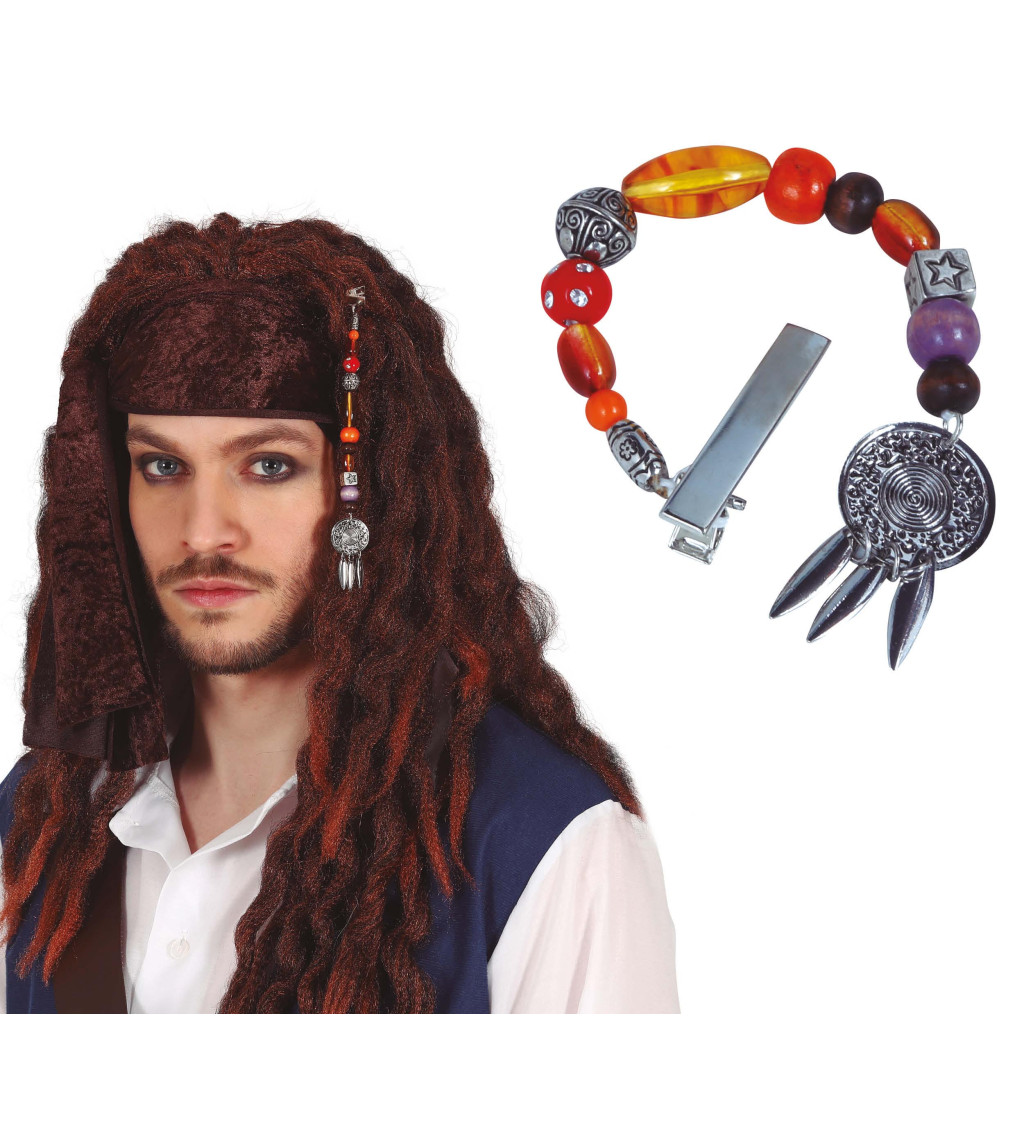 Sponka do vlasov pre piráta