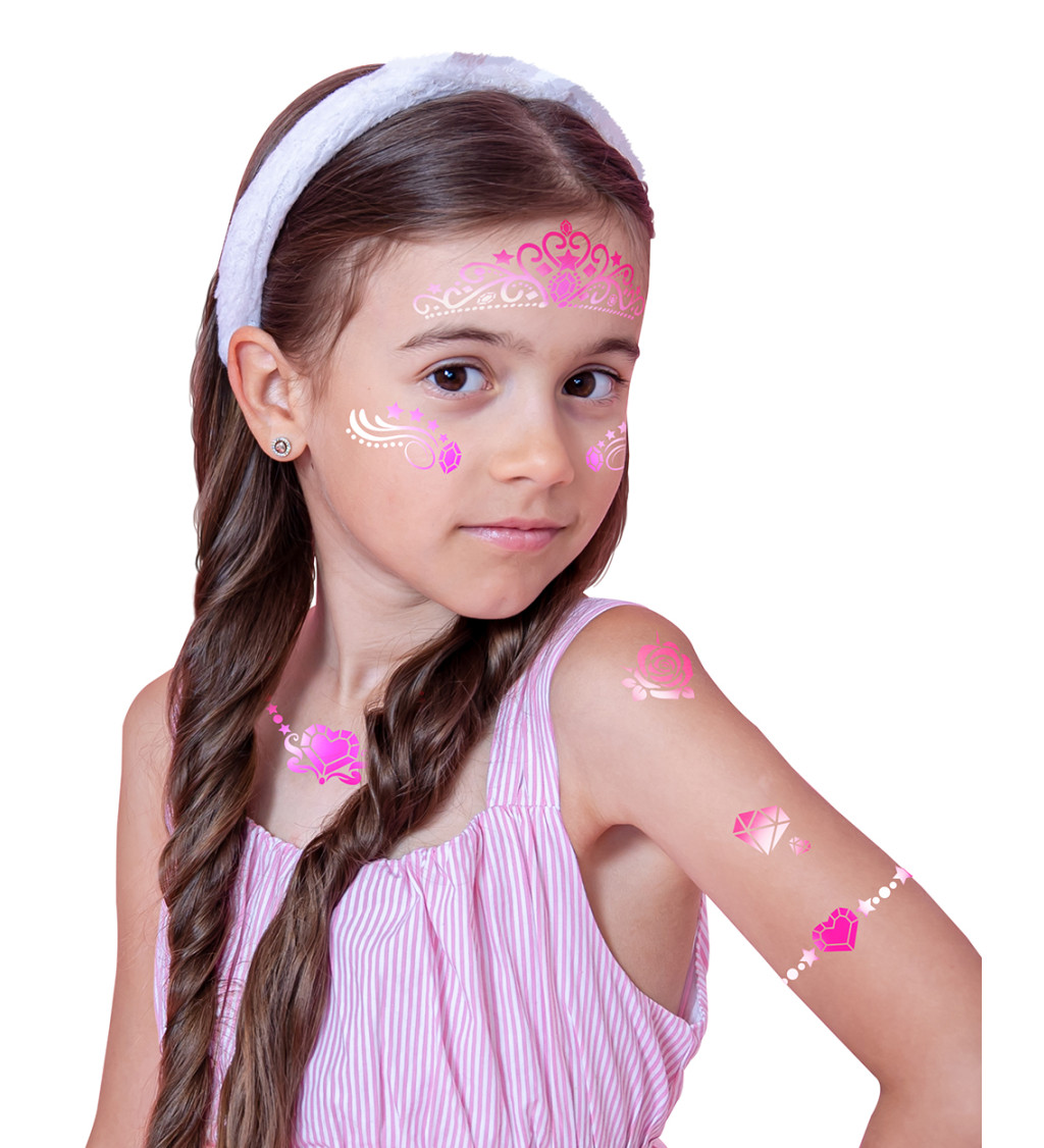 Šablóna na make-up - princezná