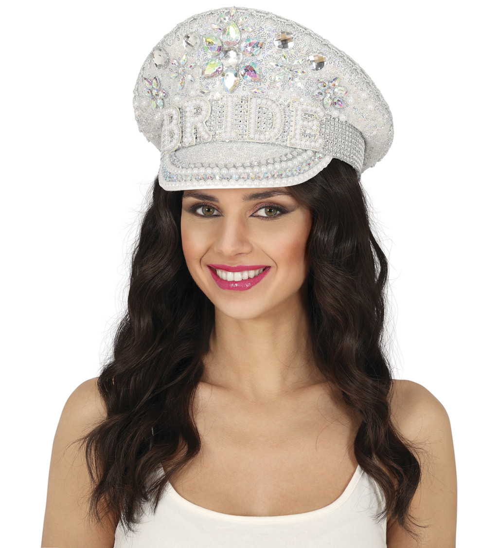 “Bride” Kapitánska čiapka pre nevestu