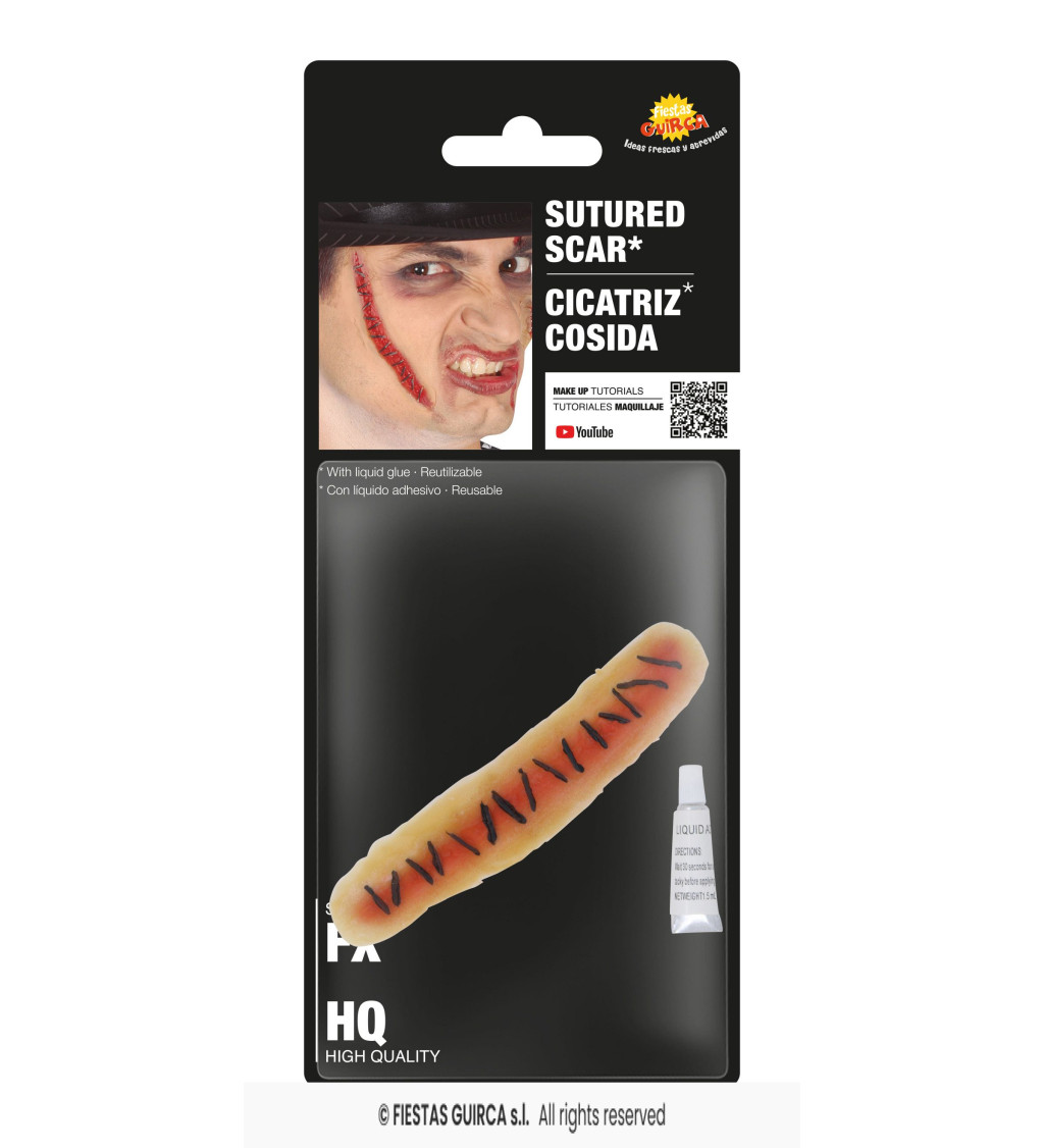 Jazva - šitá koža