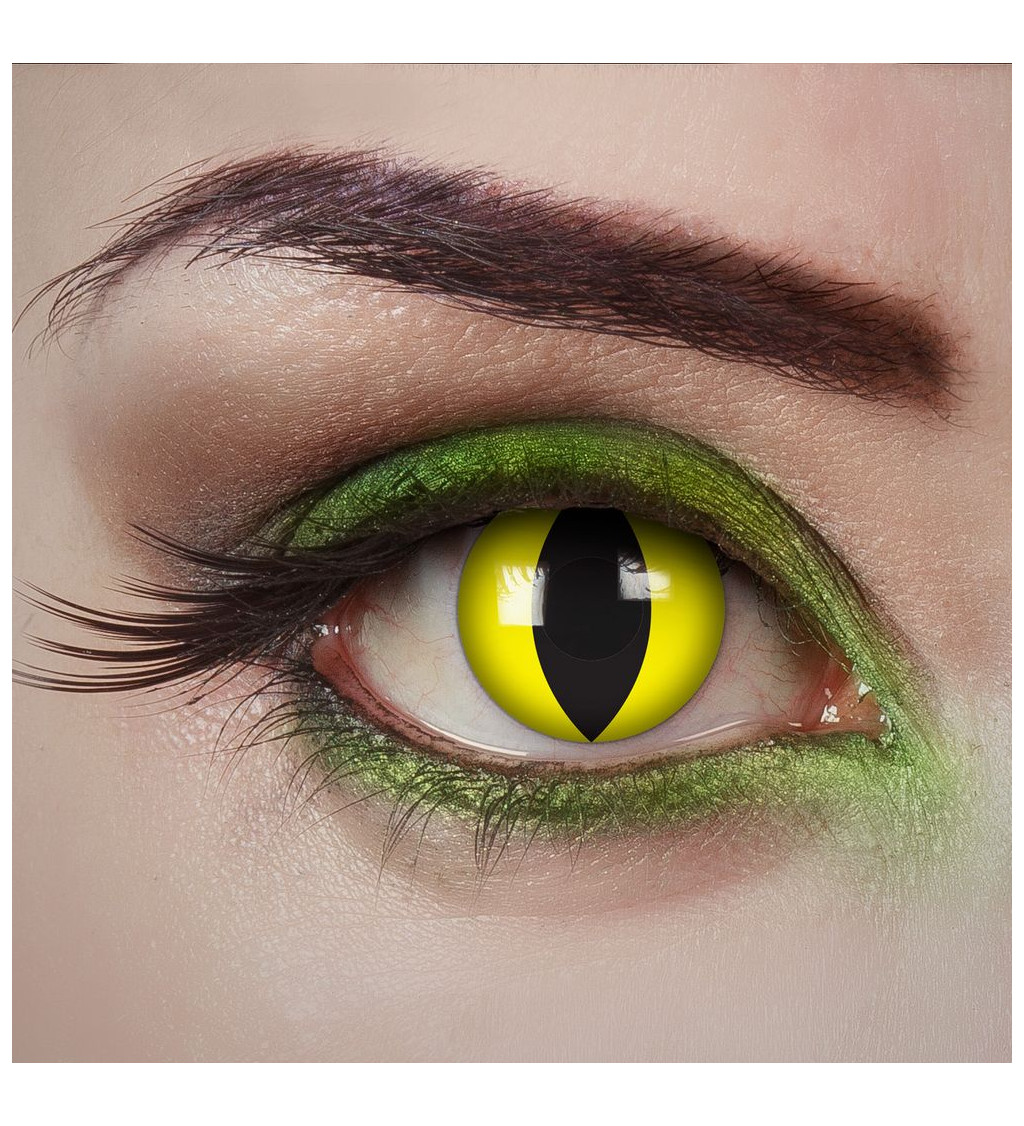 Kontaktné šošovky Glowing Wildcat – jednodňové