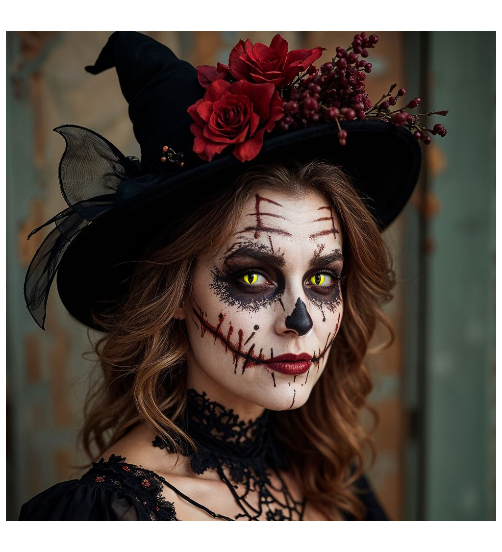 Kontaktné šošovky Glowing Wildcat – jednodňové