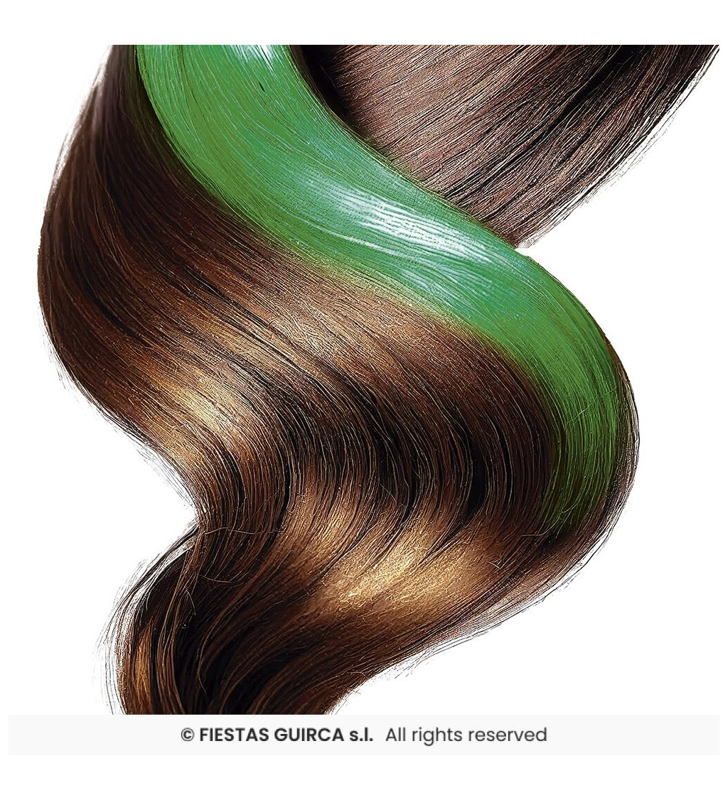 Zelený efektový sprej na vlasy