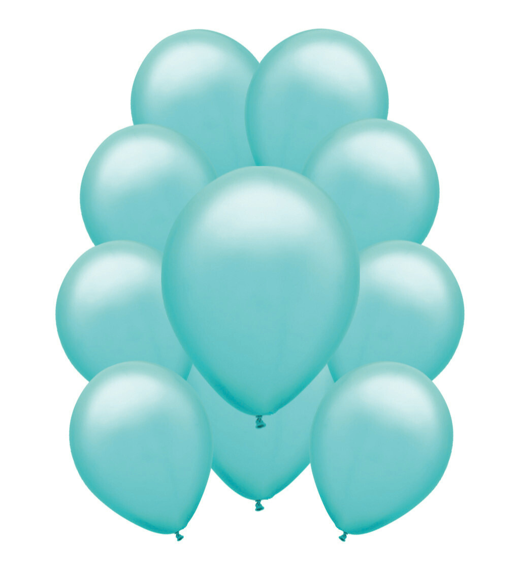 Latexové balóniky pastelové - Tyrkysové