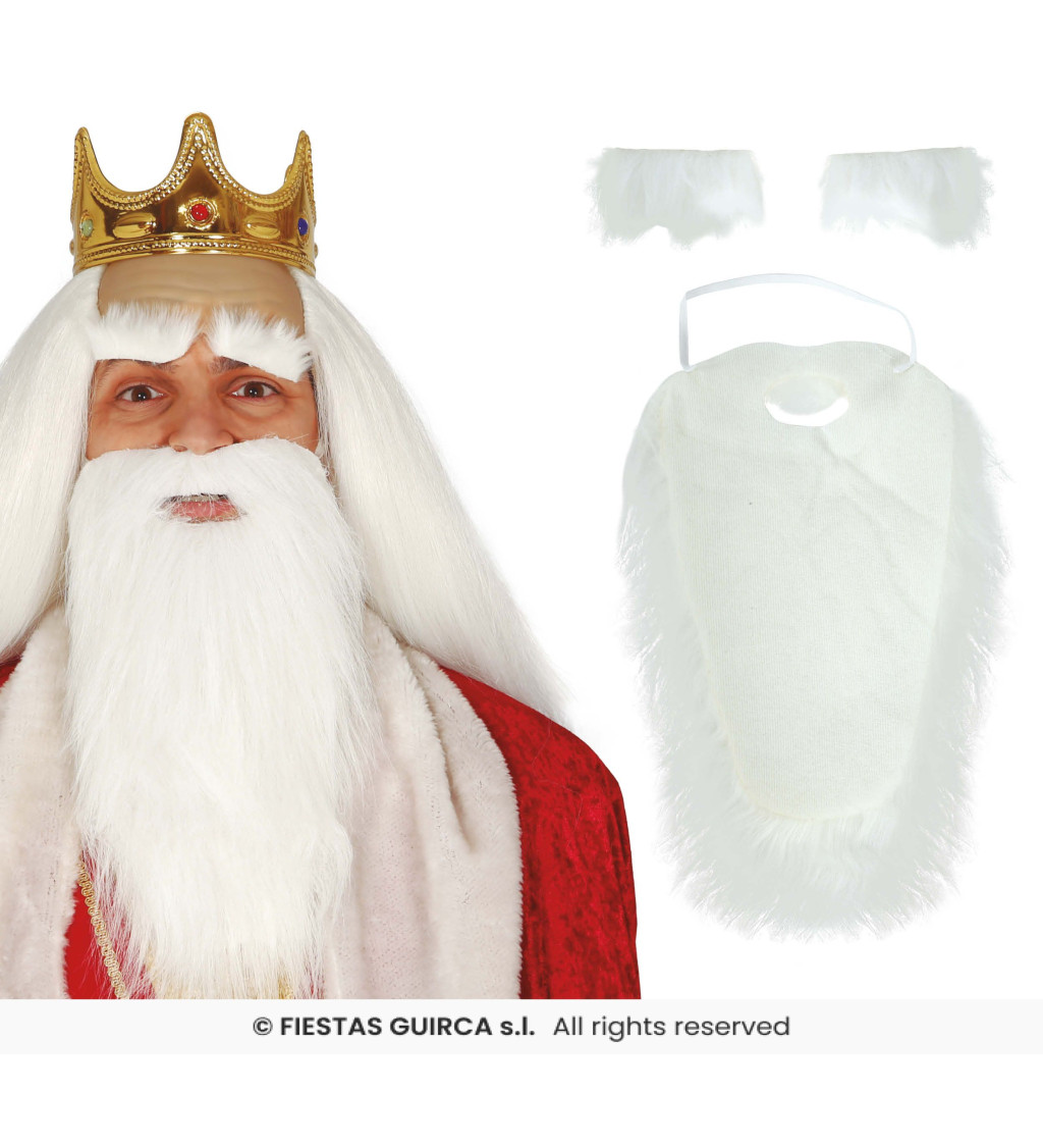 Plnofúz v bielej farbe