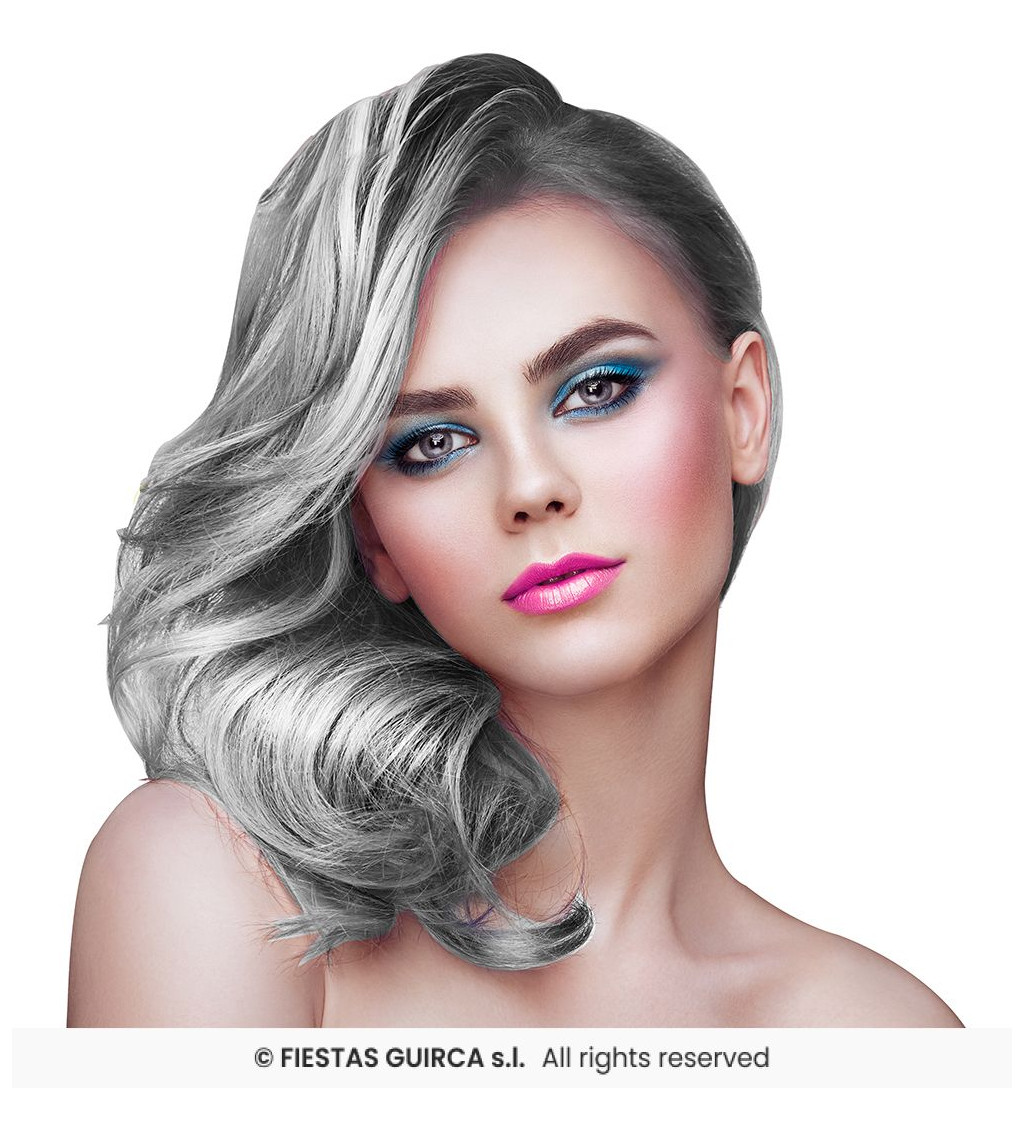 Strieborný vlasový sprej