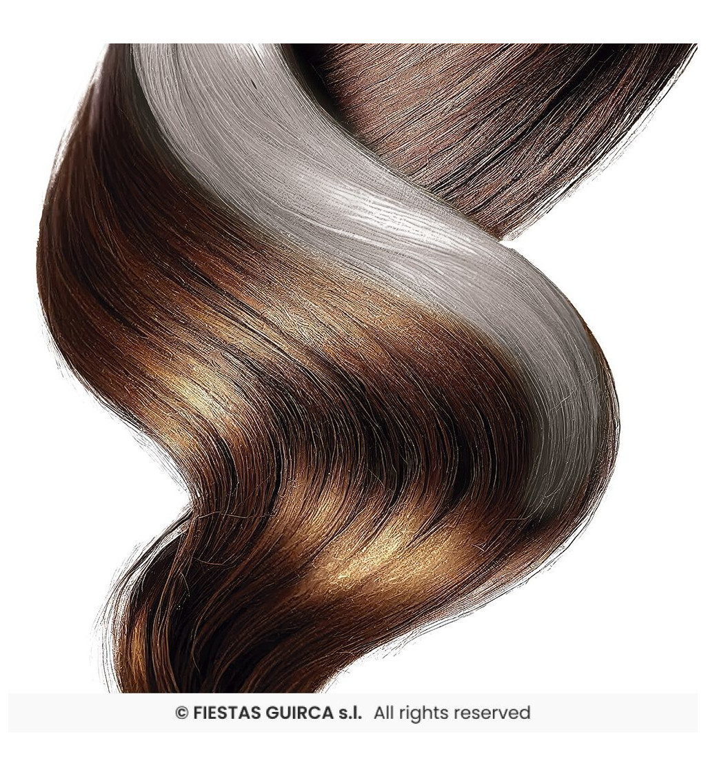 Strieborný vlasový sprej