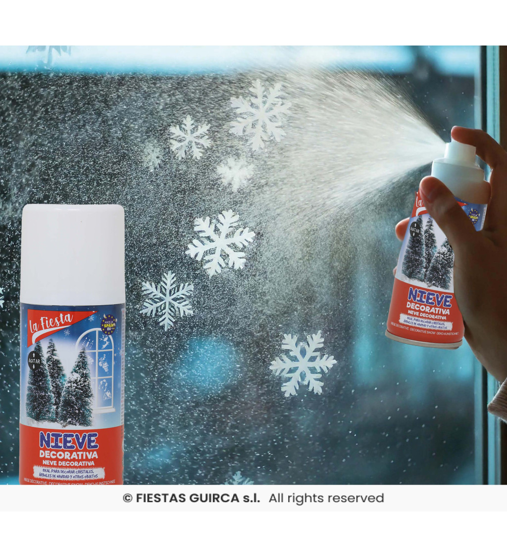 Sprej s umelým snehom