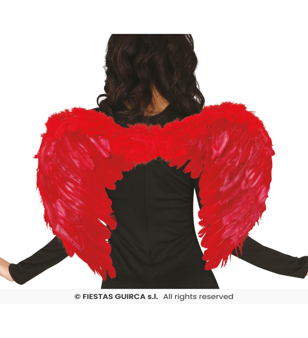 Anjelské krídla - červená