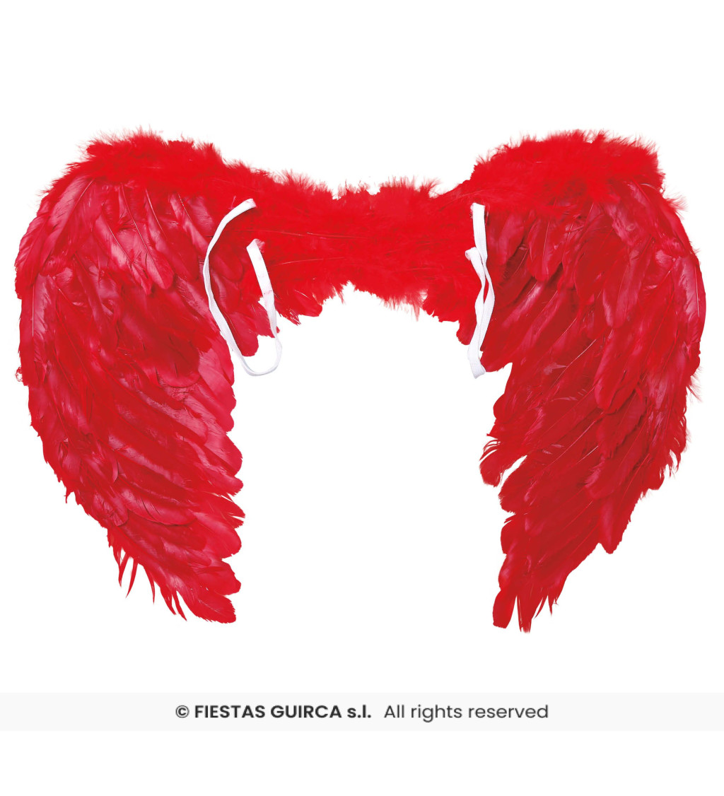 Anjelské krídla - červená