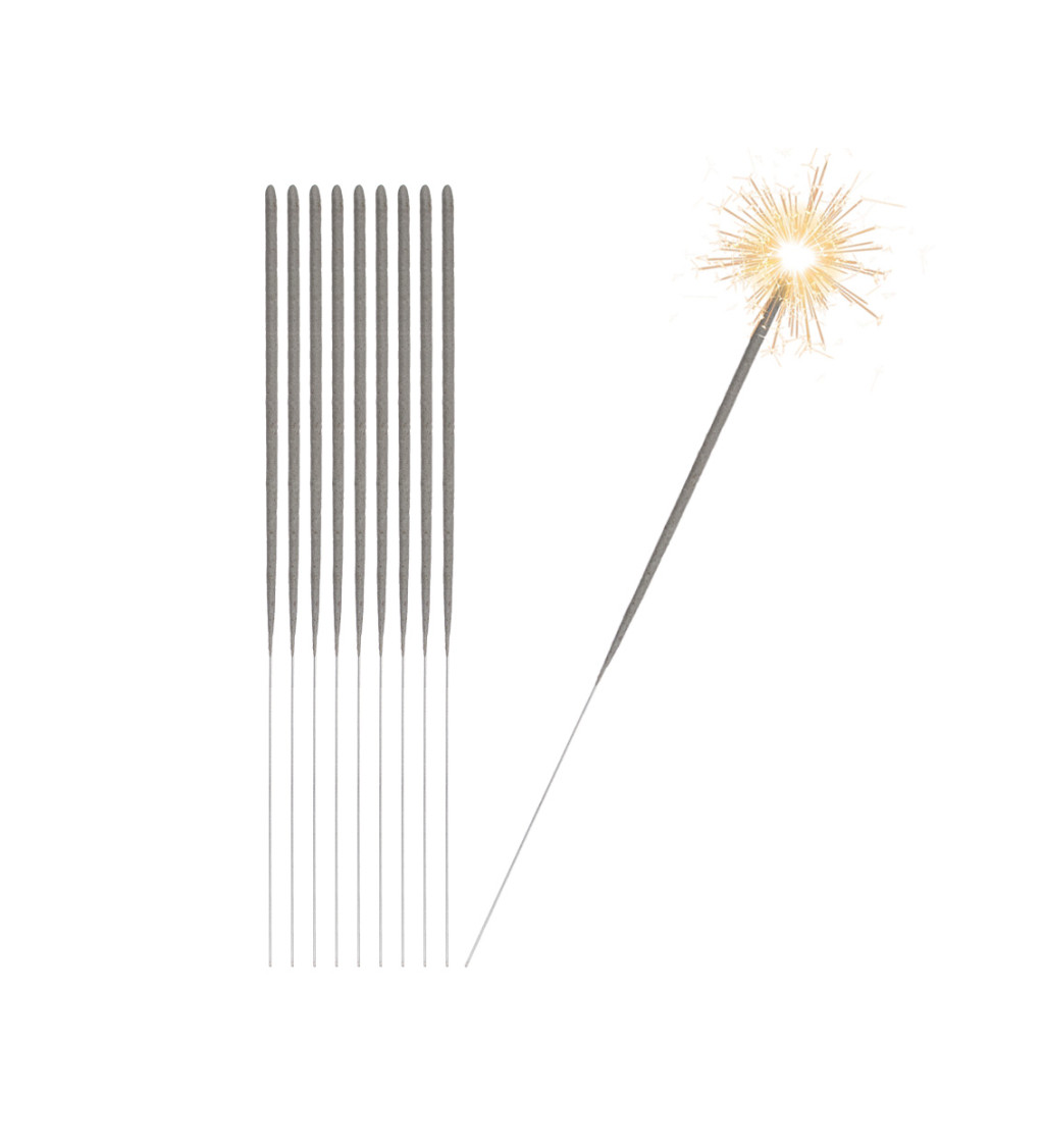 Sada 10 prskaviek 25 cm